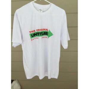 Designs Untitled Nordstrom Mens Graphic T Shirt White Size Medium Cotton Blend